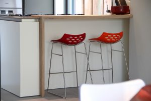 Blokvorm architectuur meubel ontwerp bar